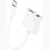 Leewello Μετατροπέας USB-C Αρσενικό σε 3.5mm Jack / USB-C Θηλυκό, Λευκό