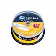 HP DVD+R 16X 25PK cake box 4.7GB