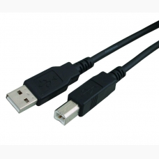 Powertech καλώδιο USB σε USB Type Β, copper, 3m, μαύρο