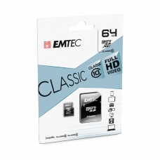 Emtec Classic microSDXC 64GB Class 10 with Adapter