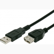 Powertech Καλώδιο Προέκτασης USB, 480Mbps, 3m, Μαύρο / CAB-U012