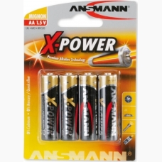 Ansmann X-Power Αλκαλικές Μπαταρίες AA 1.5V (4τμχ)