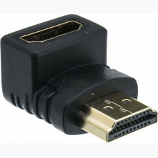 Powertech Αντάπτορας HDMI 1.4v (F) / (M) Γωνιακός 90°, Μαύρος