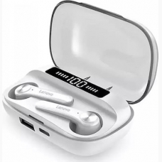 Lenovo Earbuds QT81 Bluetooth Handsfree with Touch Control 1200mAh Charging Box - Λευκό