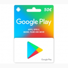 Google Play Gift Card 50 EURO