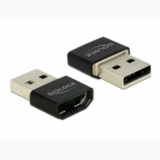 DELOCK αντάπτορας USB σε HDMI-A θηλυκό, μαύρος