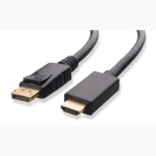 POWERTECH καλώδιο DisplayPort 1.2v(M) σε HDMI 1.4v(M), PTN3361, CCS, 2m