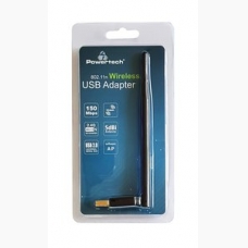 Powertech Wireless USB adapter, 150Mbps, 2.4GHz, 5dBi