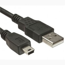 POWERTECH Καλώδιο USB 2.0 σε USB Mini, 5m, Black