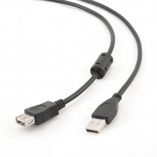 ΚΑΛΩΔΙΟ Cablexpert Premium quality USB 2.0 AM/AF Extension Cable 4.5m Black