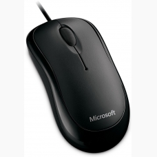 Mouse Microsoft Basic Optical Black, Wired USB