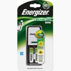 Energizer Accu Recharge Mini - Φορτιστής μπαταρίας + 2 ΑΑΑ type μπαταρίες