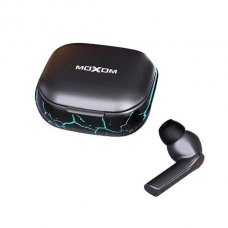 Moxom In-ear Bluetooth Handsfree Ακουστικά με Θήκη Φόρτισης