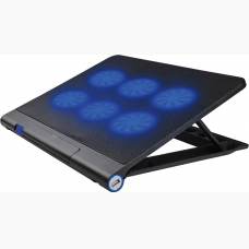 Platinet Cooling Pad για Laptop 10- 17.3 με 6 Ανεμιστήρες και Φωτισμό