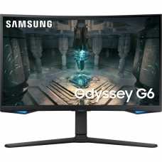 Samsung Odyssey G6 VA HDR Curved Gaming Monitor 27 QHD 2560x1440, 240Hz με Χρόνο Απόκρισης 1ms GTG