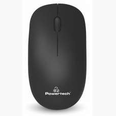 Powertech ασύρματο ποντίκι οπτικό, 1600DPI, μαύρο