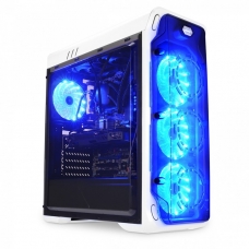 LC-POWER Gaming Case Blue Typhoon Midi Tower 988W