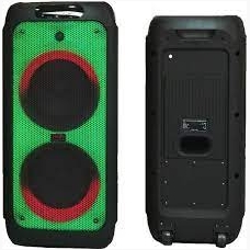 Ηχείο Bluetooth CH-8818, με λειτουργία Karaoke σε Μαύρο Χρώμα - P.M.P.O 10000W