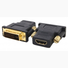 Powertech αντάπτορας DVI-I αρσενικό σε HDMI θηλυκό, μαύρος