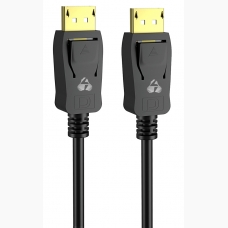 Powertech καλώδιο DisplayPort 1.2V, copper, 4K, 1.5m, μαύρο
