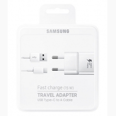 SAMSUNG orig. Φορτιστής, USB Type-C, 15W 2A, λευκό