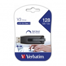 Verbatim USB Drive 3.0 STORE /N/ GO V3 SLIDER 128GB Grey