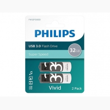 Philips USB Flash Drive Vivid Edition USB 3.0 32GB FM32FD00D/00 - 2 Pack