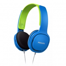 Philips Ενσύρματα Παιδικά Ακουστικά, SHK2000, Μπλε Πράσινα