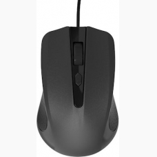 Powertech Wired Mouse Οπτικό 1200 DPI Black