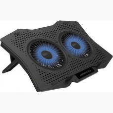OMEGA Laptop Stand Cooler Pad 10-18 + 2 Fans with Led Backlight
