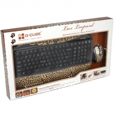 Πληκτρολόγιο και ποντίκι Set Lux Leopard *(BROWN)