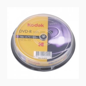 KODAK DVD-R 16x - 4.7GB - 120min / 10-Pack