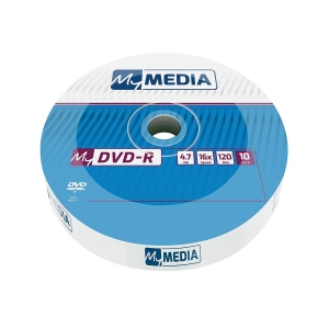 MyMedia - DVD-R 52X 10PK Wrap 4.7GB (by Verbatim)