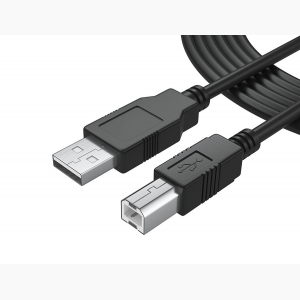 Powertech καλώδιο USB σε USB Type Β, copper, 5m μαύρο