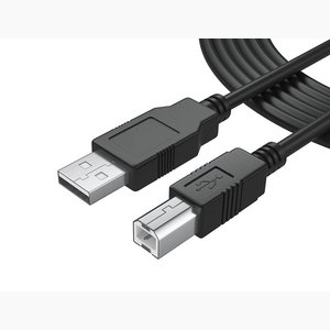 Powertech Καλώδιο εκτυπωτή USB 2.0 σε USB Type B, 1.5m μαύρο