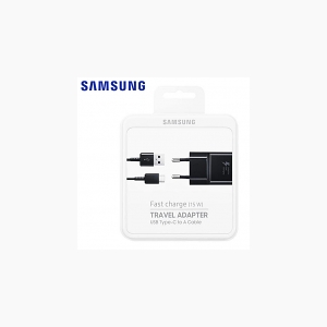 SAMSUNG TRAVEL CHARGER TYPE-C 15W 2A, BLACK ORIG. BLISTER