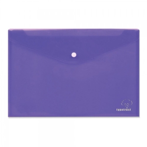 Φάκελος Κουμπί Α4 Purple ~ Typotrast