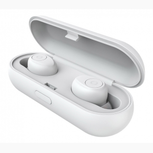 YISON bluetooth earphones, true wireless, θήκη φόρτισης, λευκό