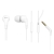 Philips TAE1105 In-ear Handsfree με Βύσμα 3.5mm Λευκό