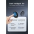 Awei Ασύρματα Αθλητικά Ακουστικά Ψείρες Bluetooth, TWS, Smart Touch, με Θήκη Φόρτισης, Μαύρο