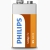 Philips LongLife Zinc Chloride Μπαταρία, 6F22 9V, 1τμχ / 6F22L1B/